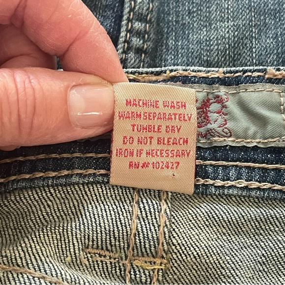 Wax Jeans Distressed Denim Mini Skirt - Picture 9 of 13